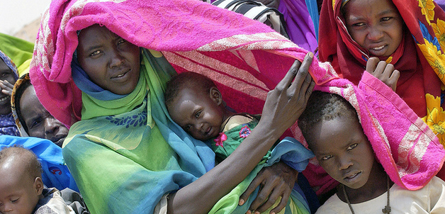 Refugee camp in Chad, by United Nations Photo