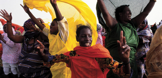 Imaraguen celebrations in Mauretania.