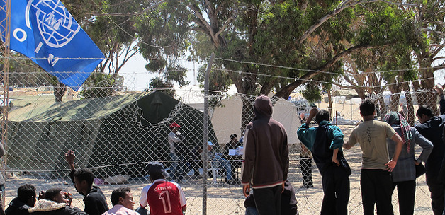 Shousha refugee camp, at the Libyan border (Tunisian side) / Photo by Guerric / Via Flickr