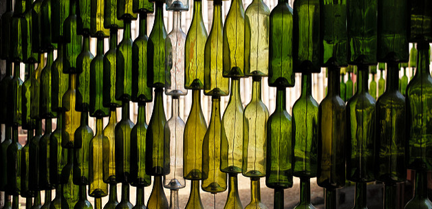 Green bottles / Photo by Roman Boed / Via Flickr