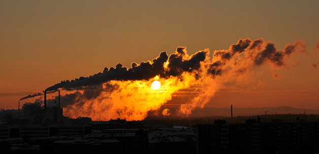 Solnedgång över Piteå / Jonas N via Flickr