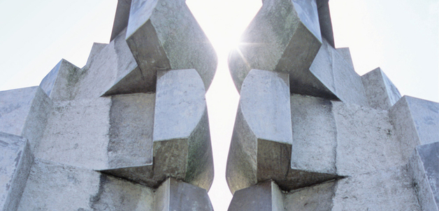 ‘Le dialogue’ by Dominique Bovy, Geneva, Switzerland.